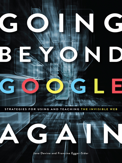 Title details for Going Beyond Google Again by Jane Devine - Available